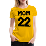 Mom Frauen Premium T-Shirt - Sonnengelb