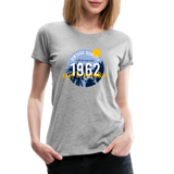 1962 Frauen Premium T-Shirt - Grau meliert
