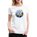1982 Frauen Premium T-Shirt - Weiß