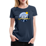 1982 Frauen Premium T-Shirt - Navy