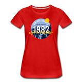 1982 Frauen Premium T-Shirt - Rot