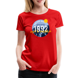 1992 Frauen Premium T-Shirt - Rot