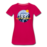 1992 Frauen Premium T-Shirt - dunkles Pink