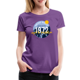 1972 Frauen Premium T-Shirt - Lila