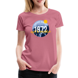 1972 Frauen Premium T-Shirt - Malve
