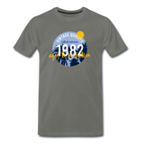 1982 Männer Premium T-Shirt - Asphalt
