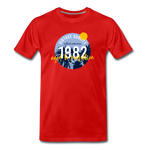 1982 Männer Premium T-Shirt - Rot