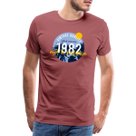 1982 Männer Premium T-Shirt - washed Burgundy