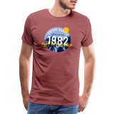 1982 Männer Premium T-Shirt - washed Burgundy