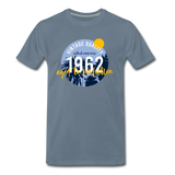 1962 Männer Premium T-Shirt - Blaugrau
