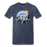 1962 Männer Premium T-Shirt - Blau meliert