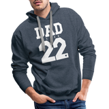 Dad Men’s Premium Hoodie - Jeansblau