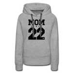 Mom Frauen Premium Hoodie - Grau meliert