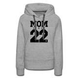 Mom Frauen Premium Hoodie - Grau meliert