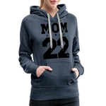 Mom Frauen Premium Hoodie - Jeansblau