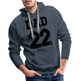 Dad Men’s Premium Hoodie - Jeansblau