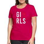 Braut Girls Frauen Premium T-Shirt - dunkles Pink