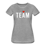 Braut Team Frauen Premium T-Shirt - Grau meliert