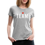 Braut Team Frauen Premium T-Shirt - Grau meliert