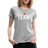 Braut Team Frauen Premium T-Shirt - Grau meliert