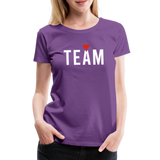 Braut Team Frauen Premium T-Shirt - Lila