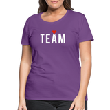 Braut Team Frauen Premium T-Shirt - Lila