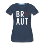 Braut Frauen Premium T-Shirt - Navy