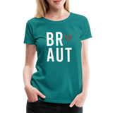 Braut Frauen Premium T-Shirt - Divablau