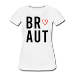 Braut Frauen Premium T-Shirt - Weiß