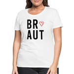 Braut Frauen Premium T-Shirt - Weiß