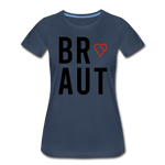 Braut Frauen Premium T-Shirt - Navy