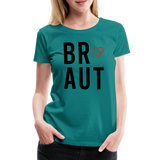 Braut Frauen Premium T-Shirt - Divablau