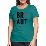 Braut Frauen Premium T-Shirt - Divablau