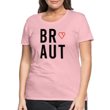 Braut Frauen Premium T-Shirt - Hellrosa