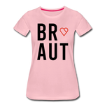 Braut Frauen Premium T-Shirt - Hellrosa