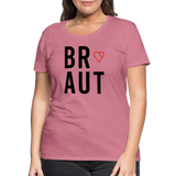 Braut Frauen Premium T-Shirt - Malve