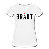 Braut Frauen Premium T-Shirt - Weiß