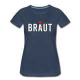 Braut Frauen Premium T-Shirt - Navy