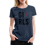 Braut Girls Frauen Premium T-Shirt - Navy