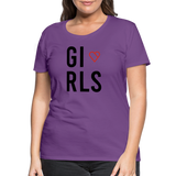 Braut Girls Frauen Premium T-Shirt - Lila